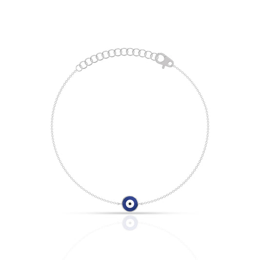 925 Sterling Silver Evil Eye American Diamond The Felice Evil Eye Bracelet