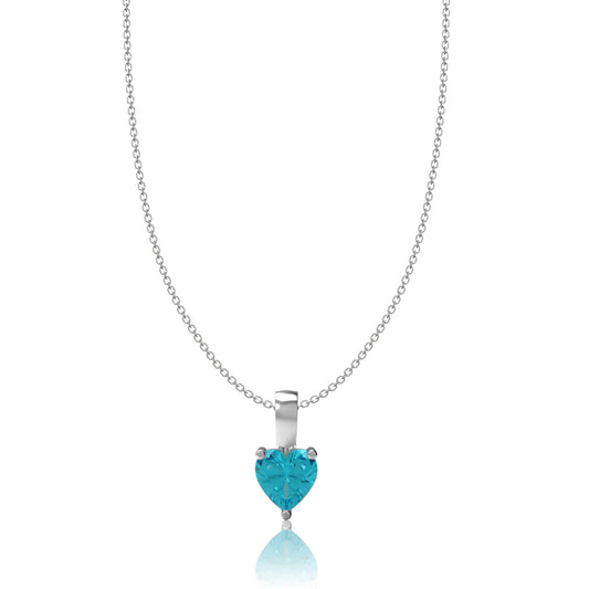 Skybliss Sterling Silver Heart Locket with Chain