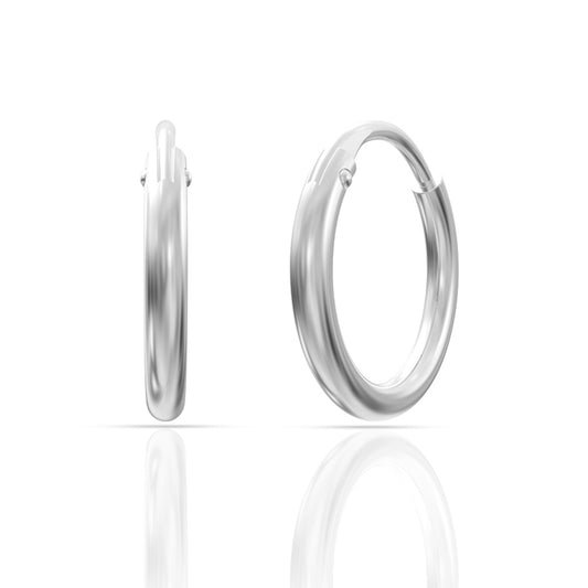 Anayra 925 Silver Sterling Hoop Earrings