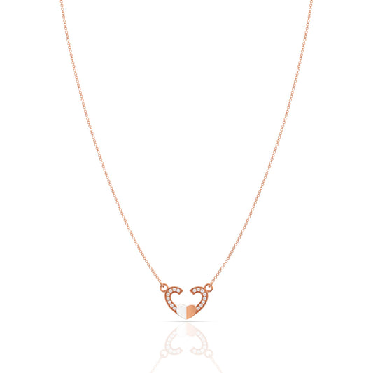 Silver Open Heart Pendant