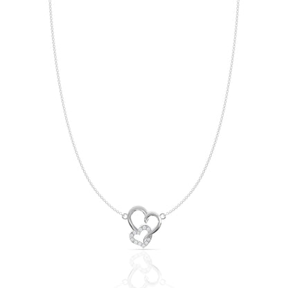 Heart Pendant with Link Chain