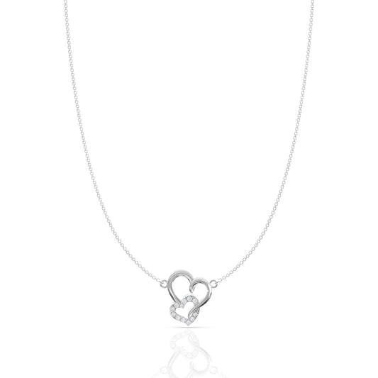 Heart Pendant with Link Chain