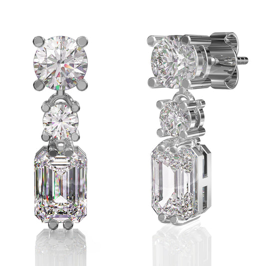 Timeless Silver Dangler Earrings