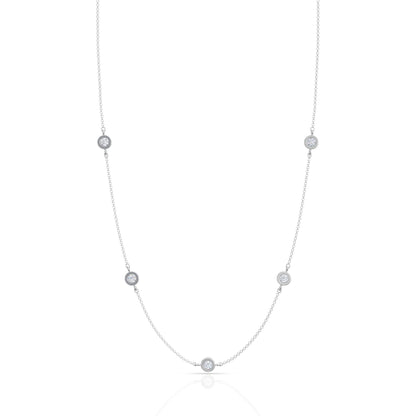 Blissful Charm Silver Necklace