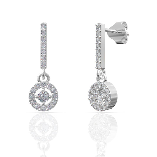 Spear Silver Earrings