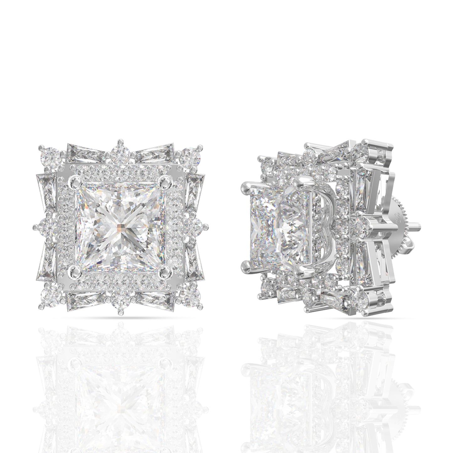 Bright Allure Silver Studs