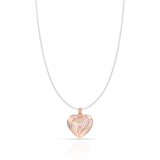 Silver Precious Heart Pendant