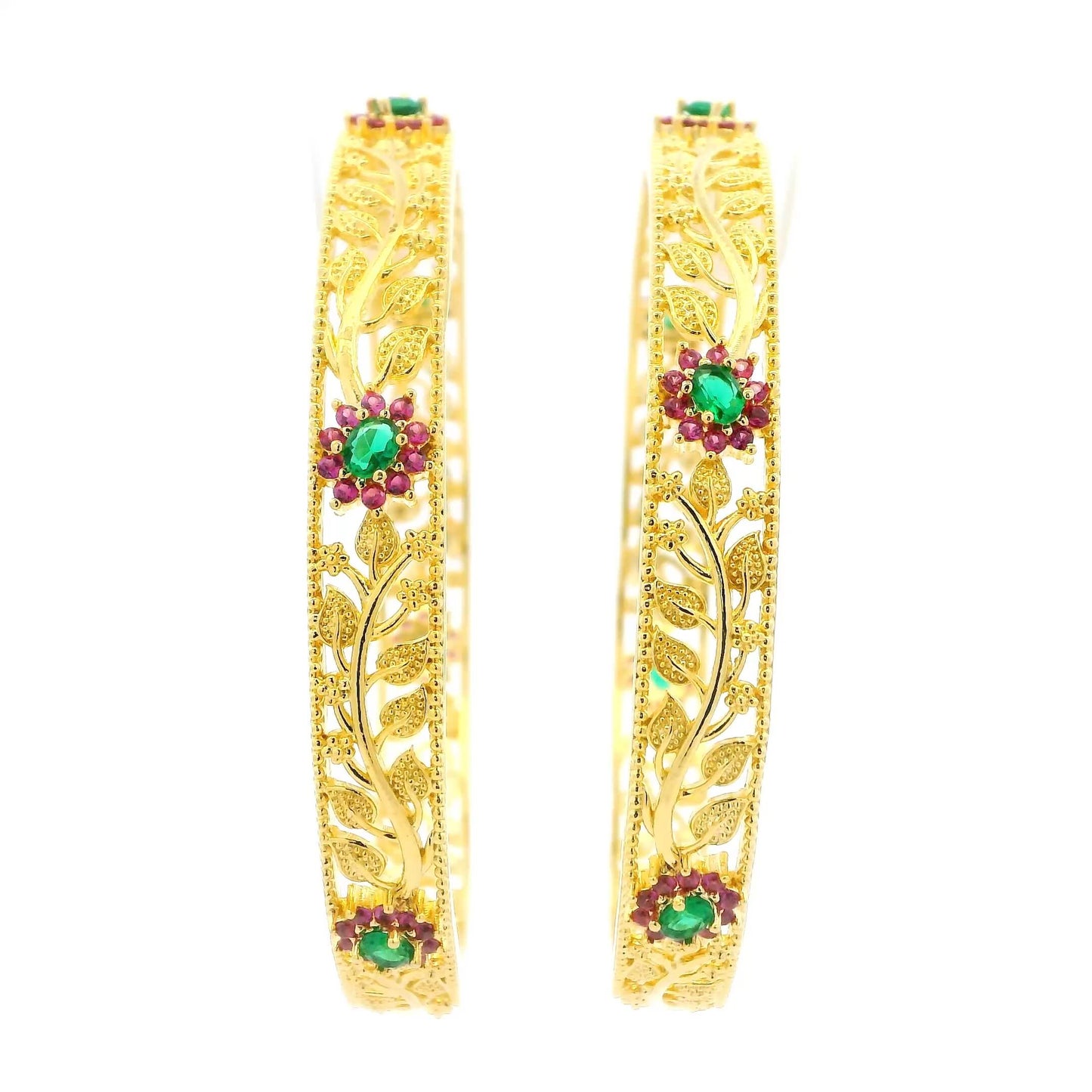 Ethnic Flower Design Bangles