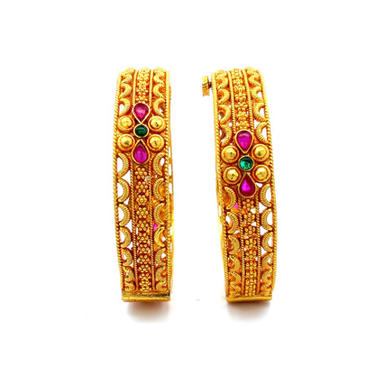 Ethnic Gold Plated Bangles