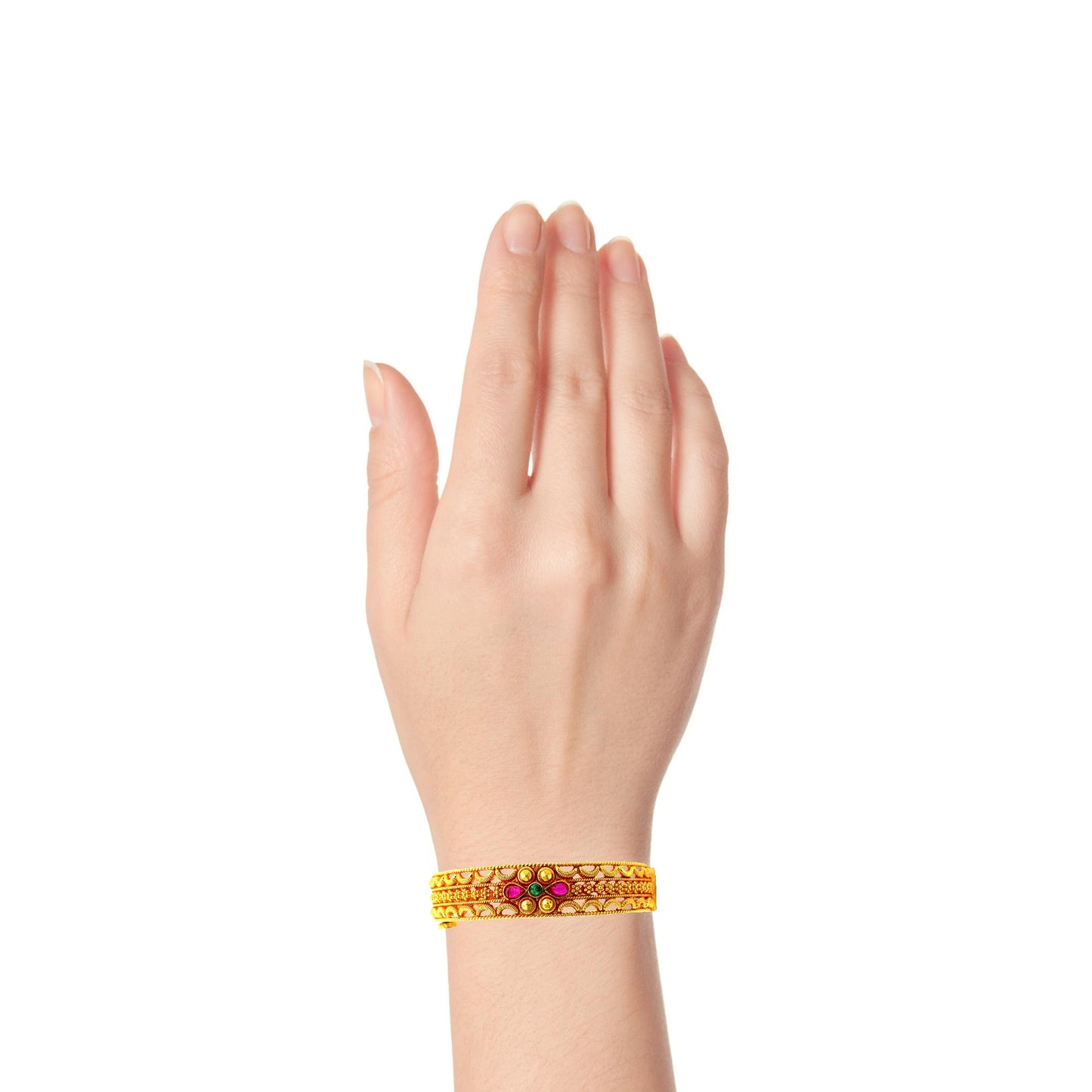 Ethnic Gold Plated Bangles