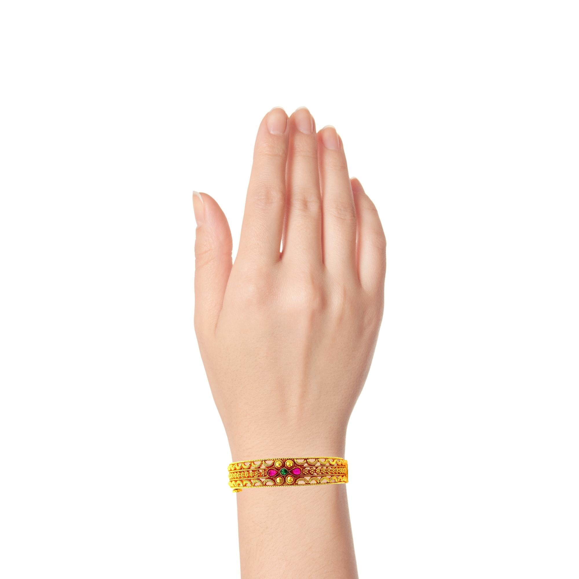 Ethnic Gold Bangles