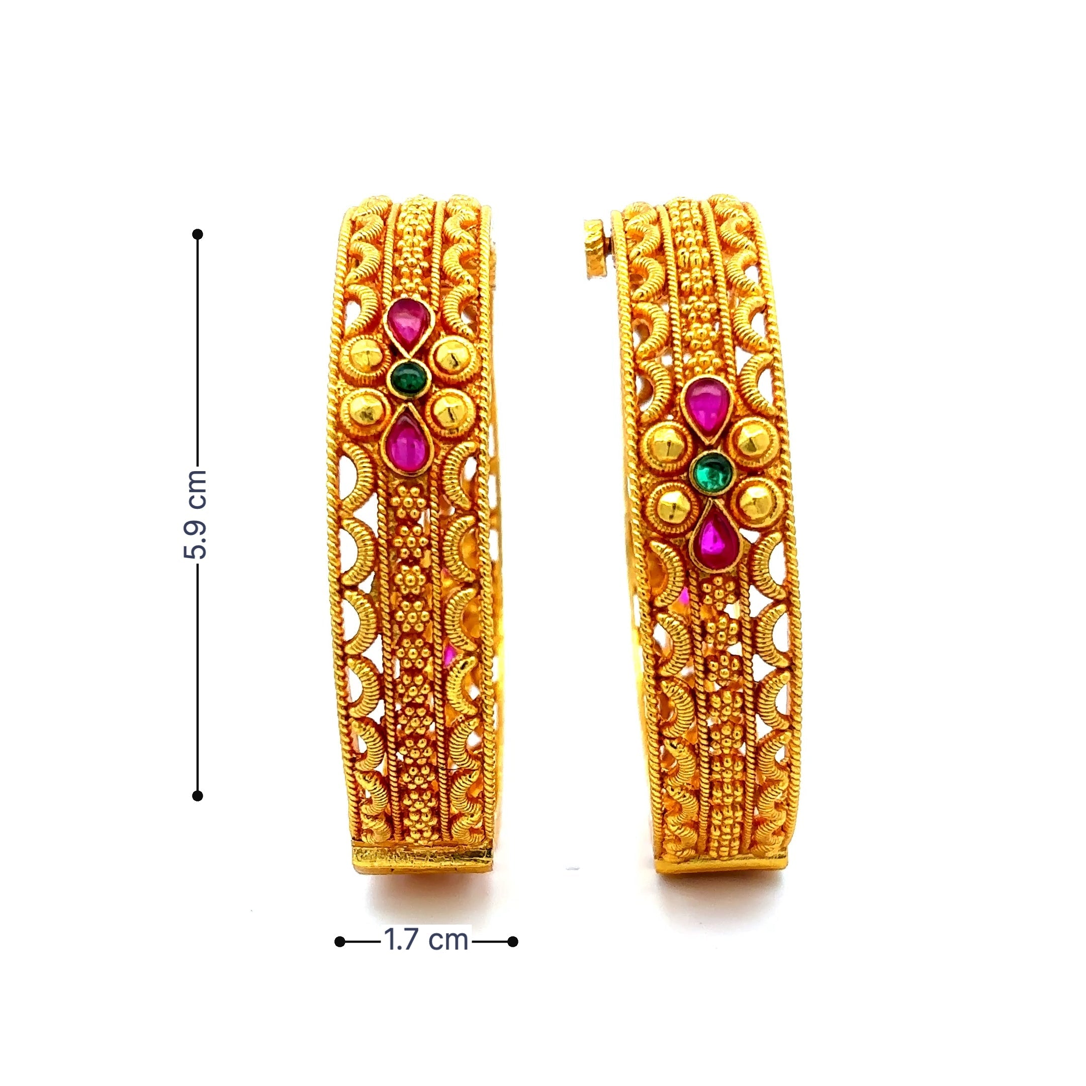 Ethnic Gold Bangles