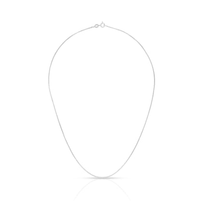 Lightweight White Gold Chain