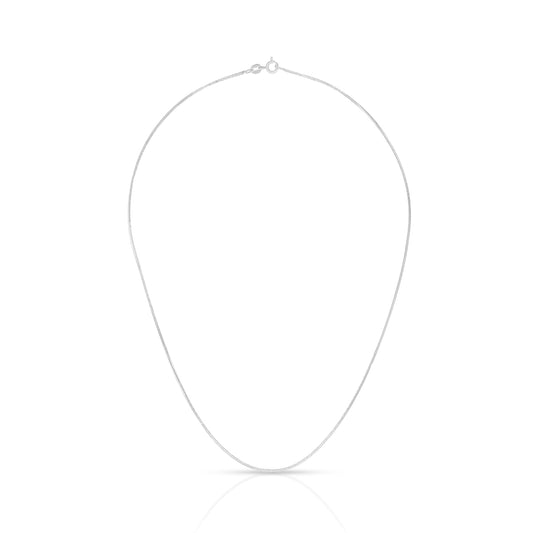 Lightweight White Gold Chain