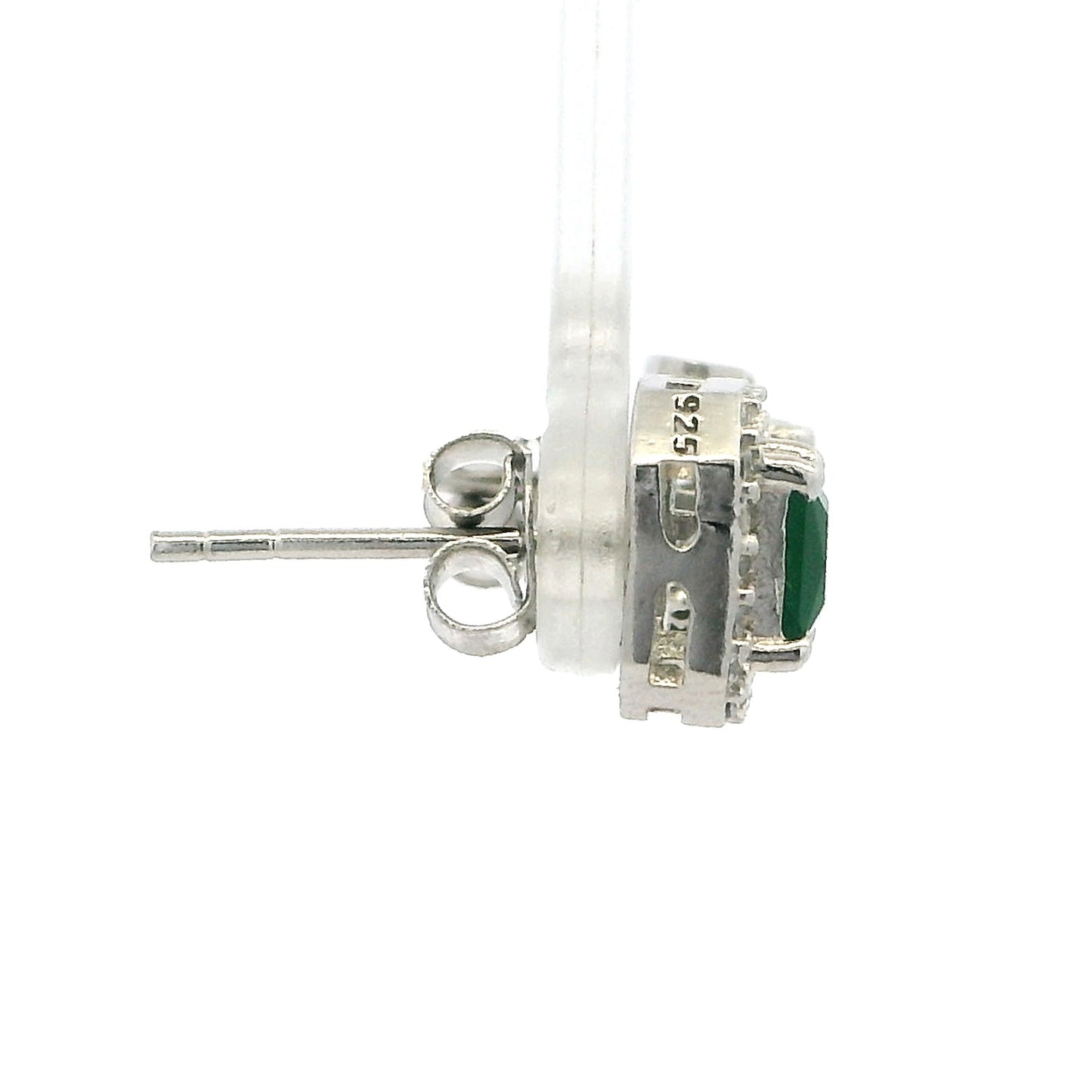 Timeless Emerald Square-Cut Pendant Set
