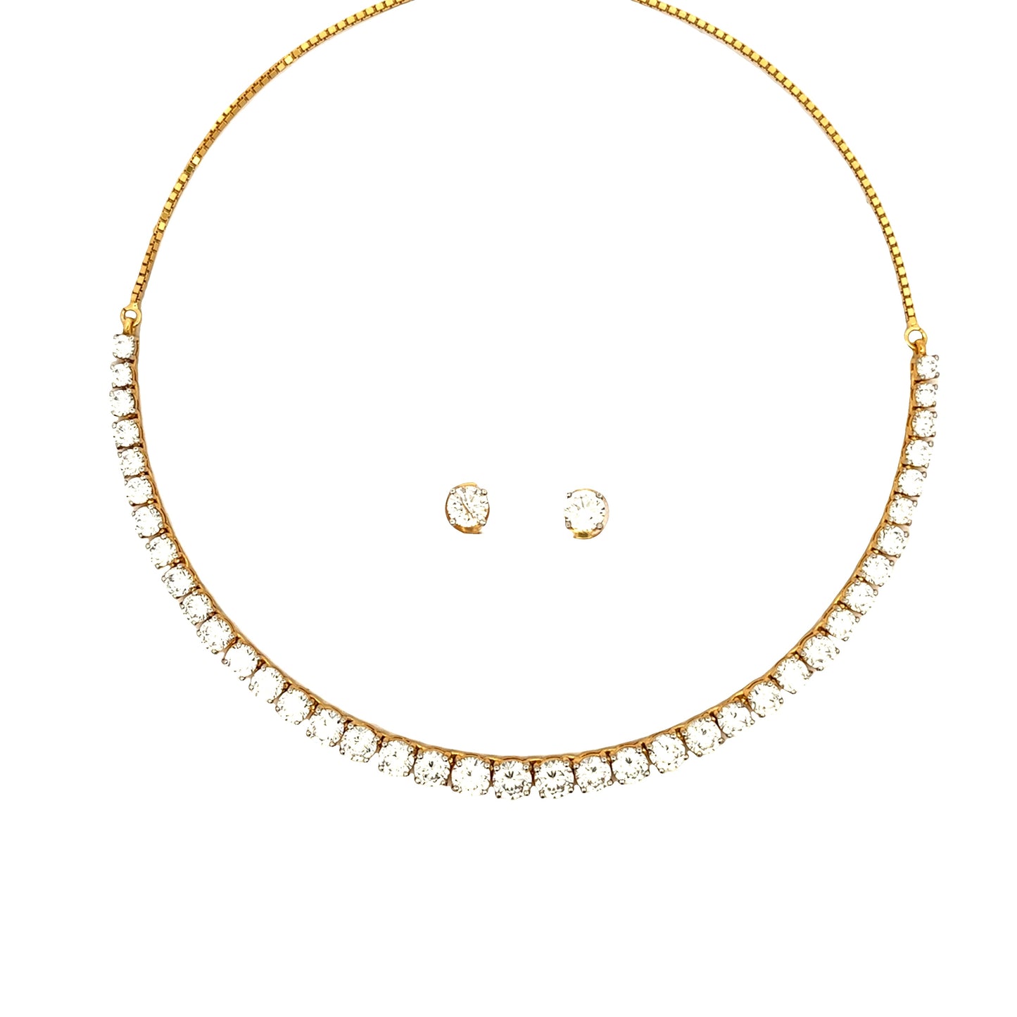 Minimal Grace Gold Plated Necklace Set