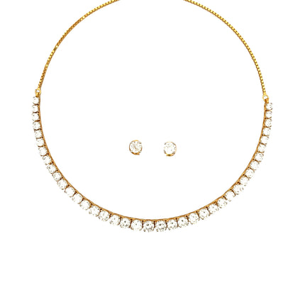 Minimal Grace Gold Plated Necklace Set