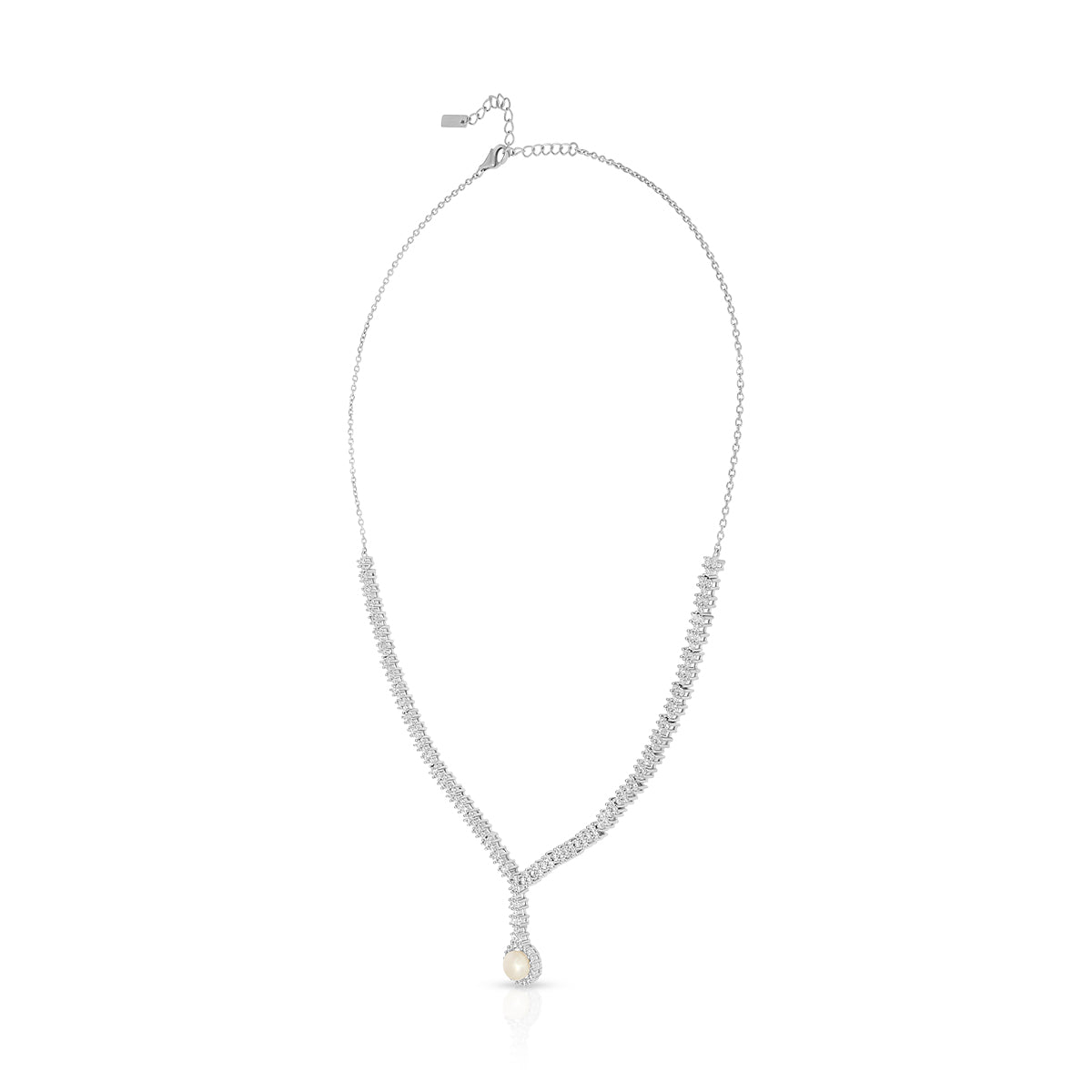 Elegant Pearl Accent Necklace Set
