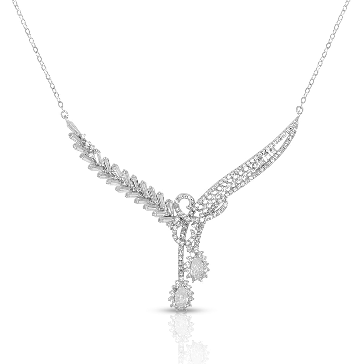 Minimal Floral Necklace Set