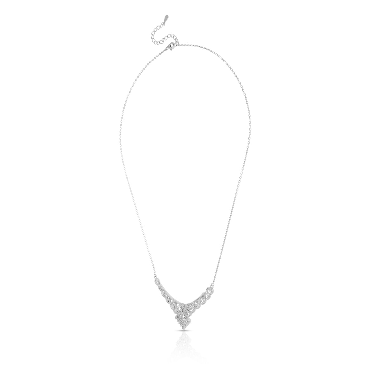 Graceful Floral Design Necklace Set
