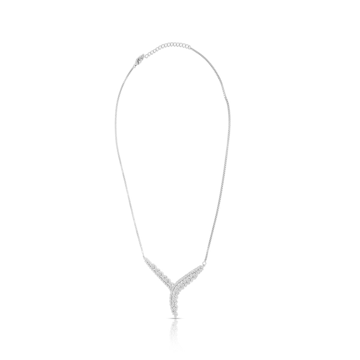Delicate Leaf Design Necklace Set