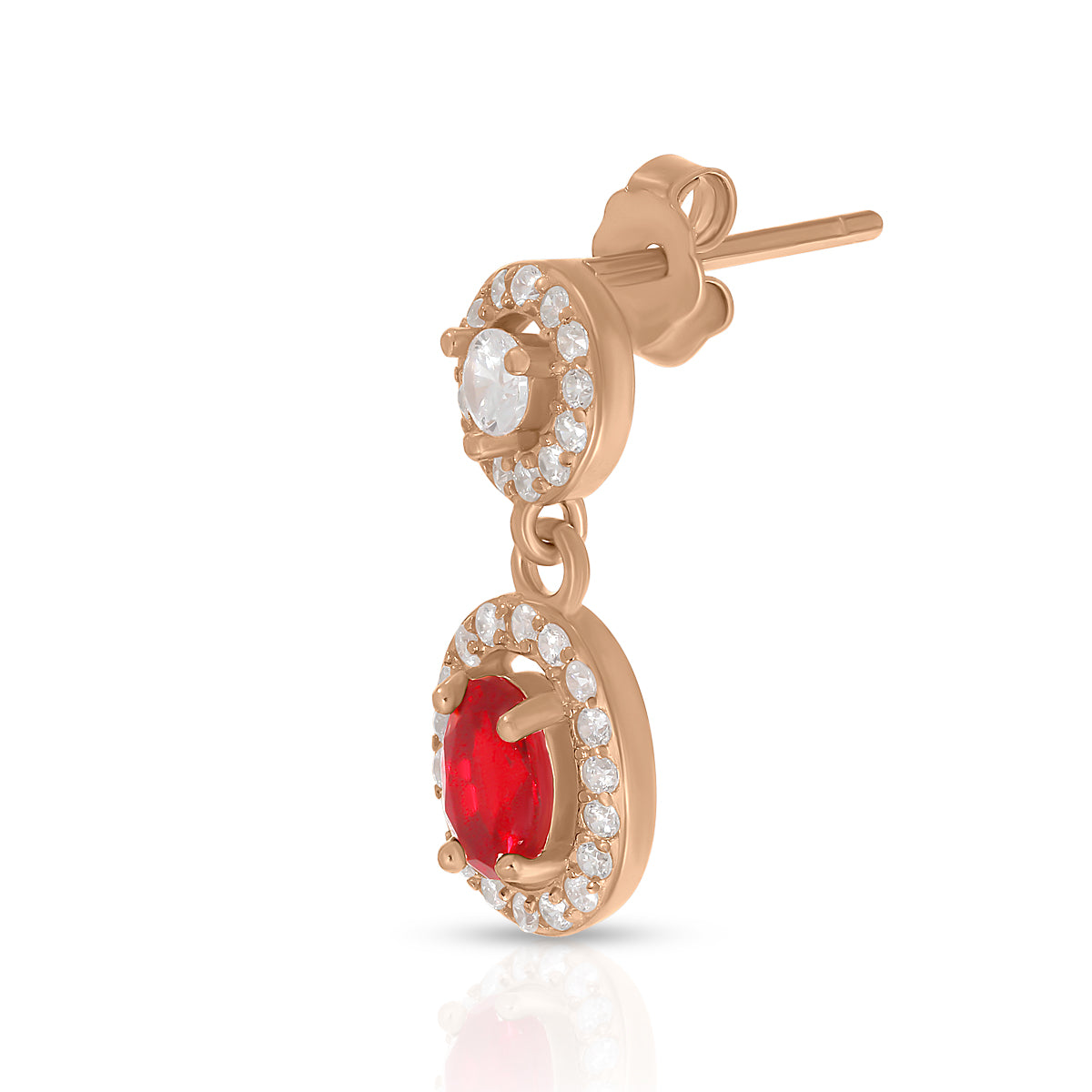 Charming Heart Drop Necklace Set