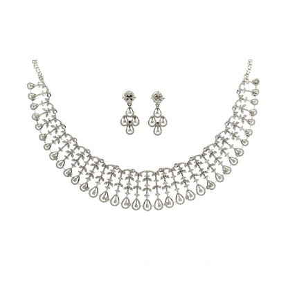 Silver Gold Plated Traditional Necklace