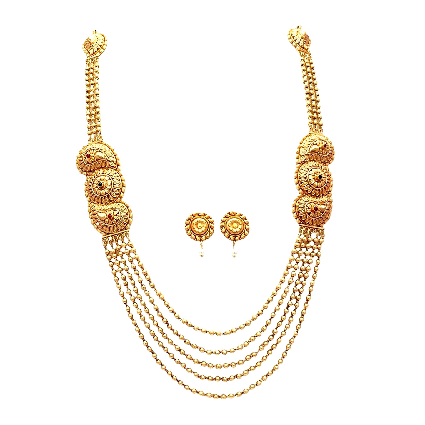 Multi-Layer Gold Plated Necklace Set