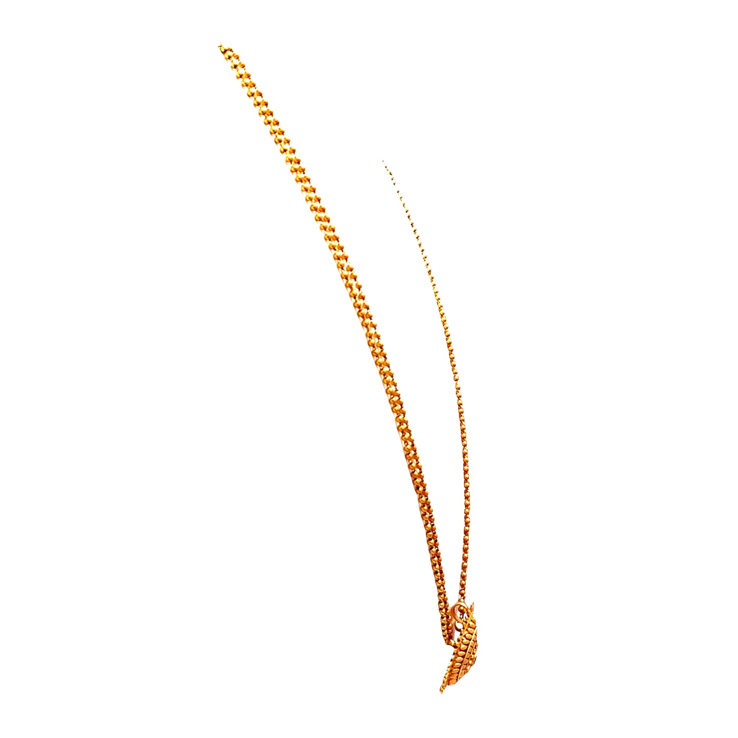 Long Gold Plated Necklace Set