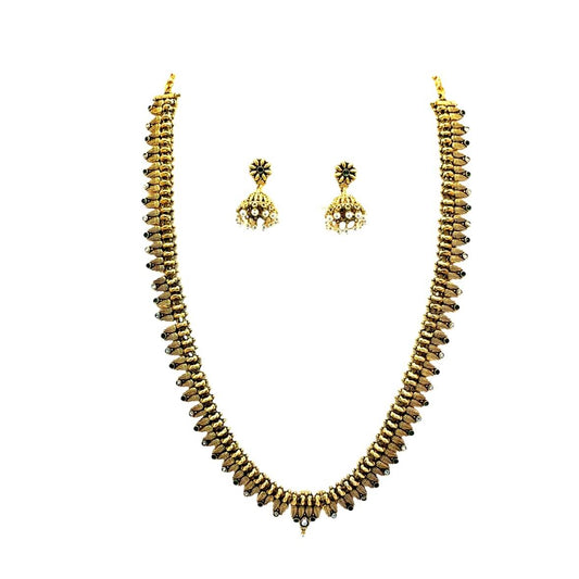 Timeless Gold Plated Traditional Necklace Set
