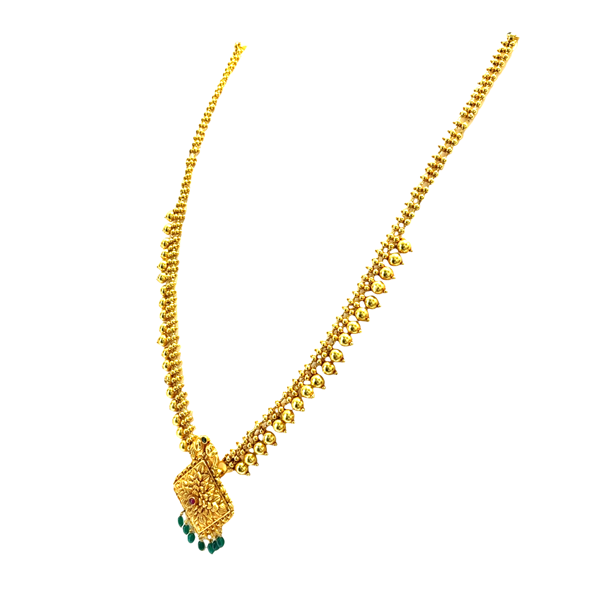 Beautiful Gold Plated Necklace & Jhumka Set