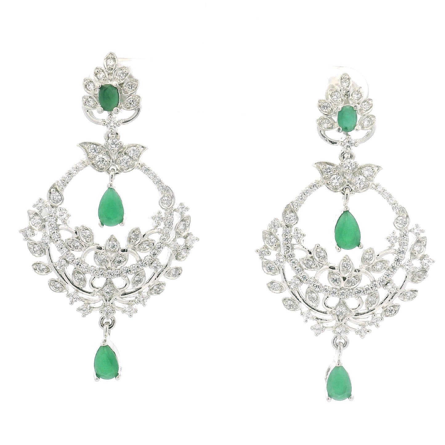 Timeless Emerald Elegance Necklace Set