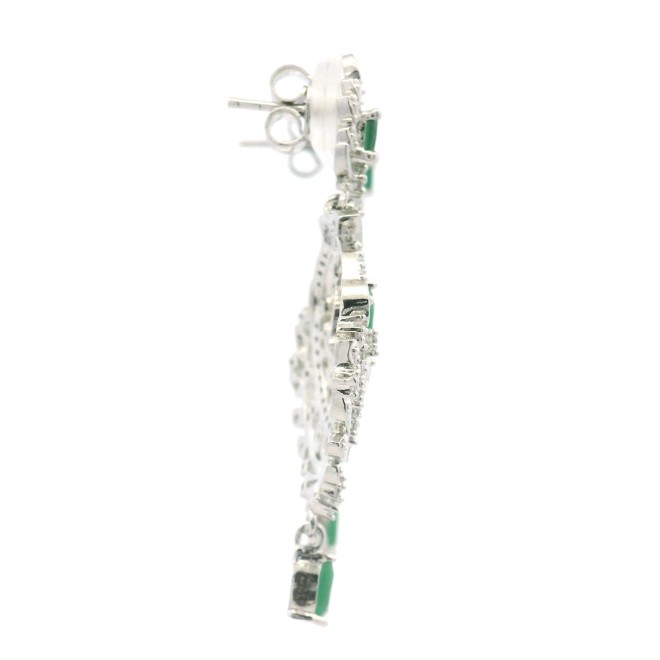 Timeless Emerald Elegance Necklace Set