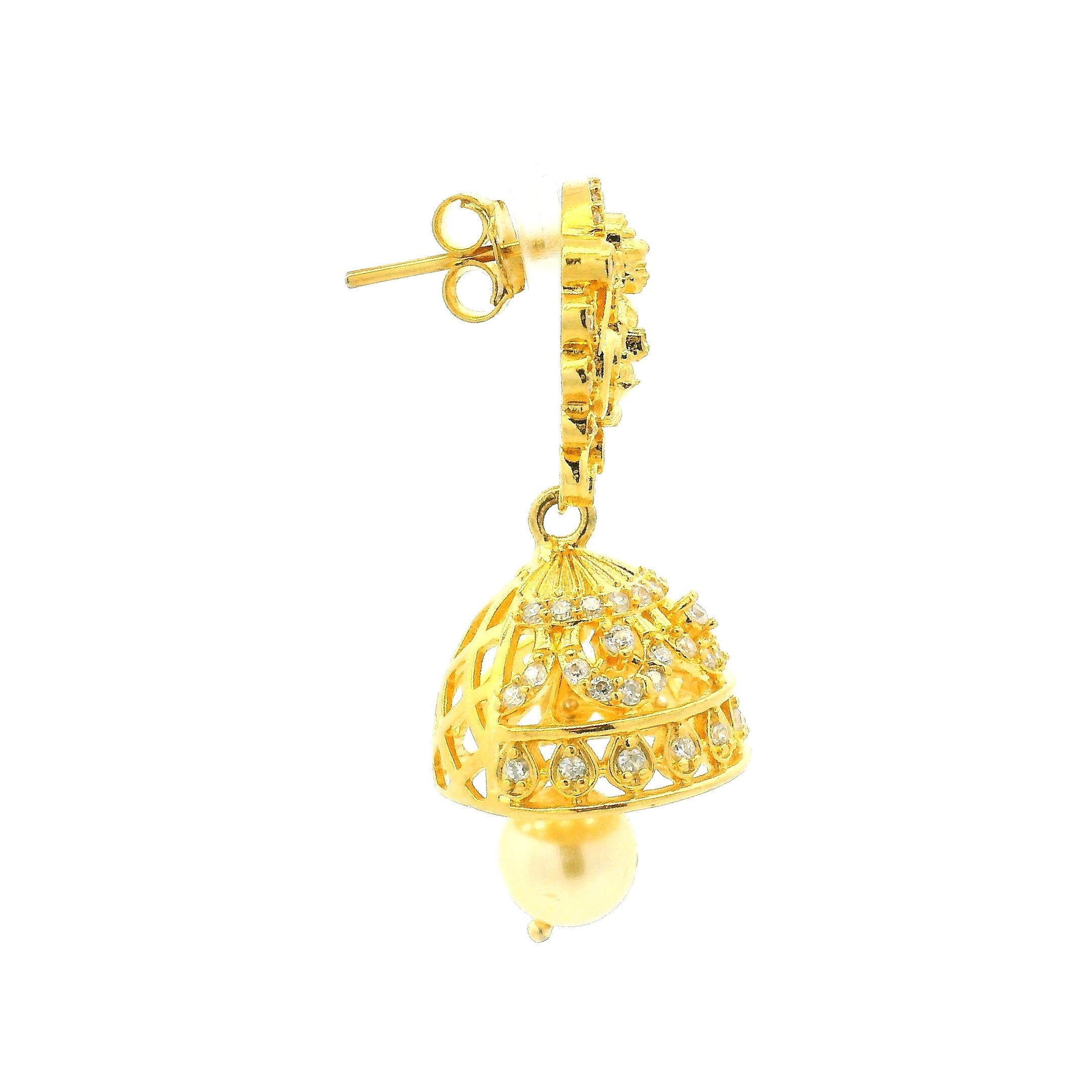 Traditional Gold Plated Choker Necklace Set