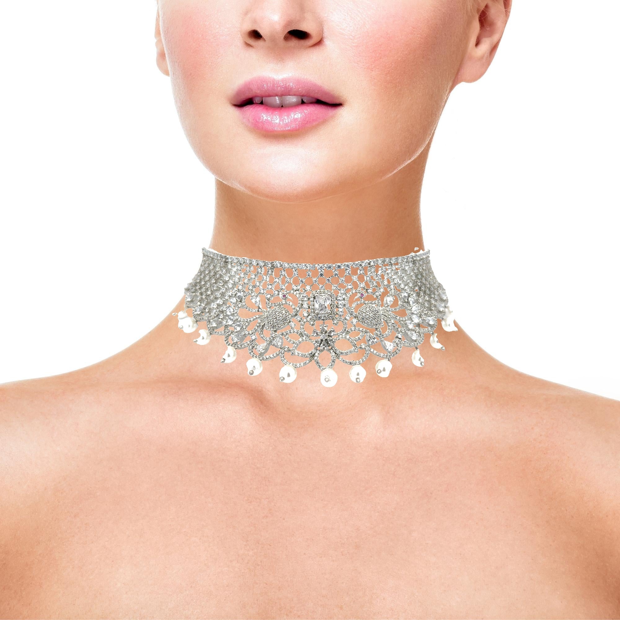 Moonlight Grace Choker Necklace Set