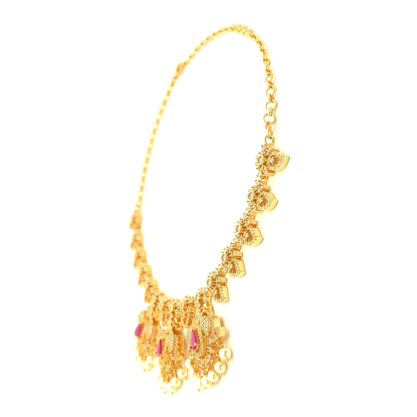 Regal Gold Plated Polki Style Choker Set
