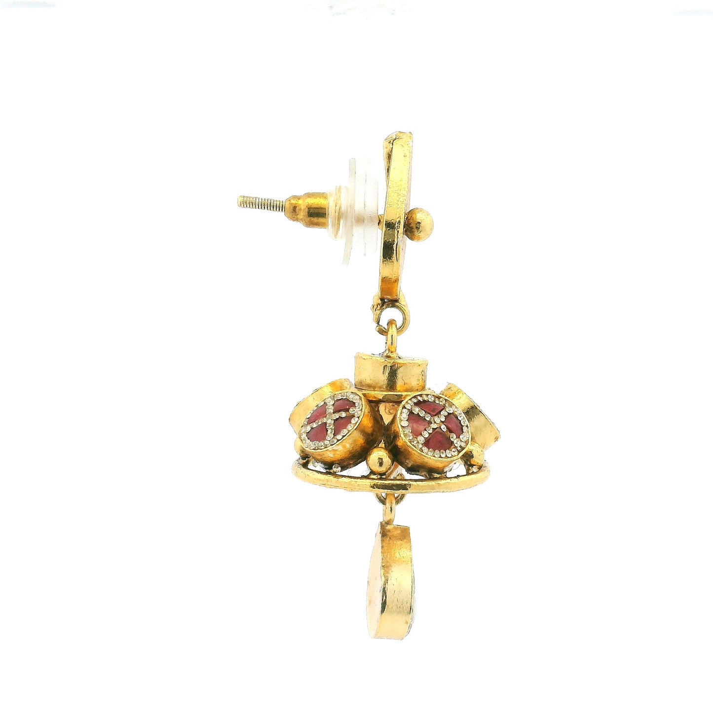 Classic Indian Gold Plated Peacock Necklace Set
