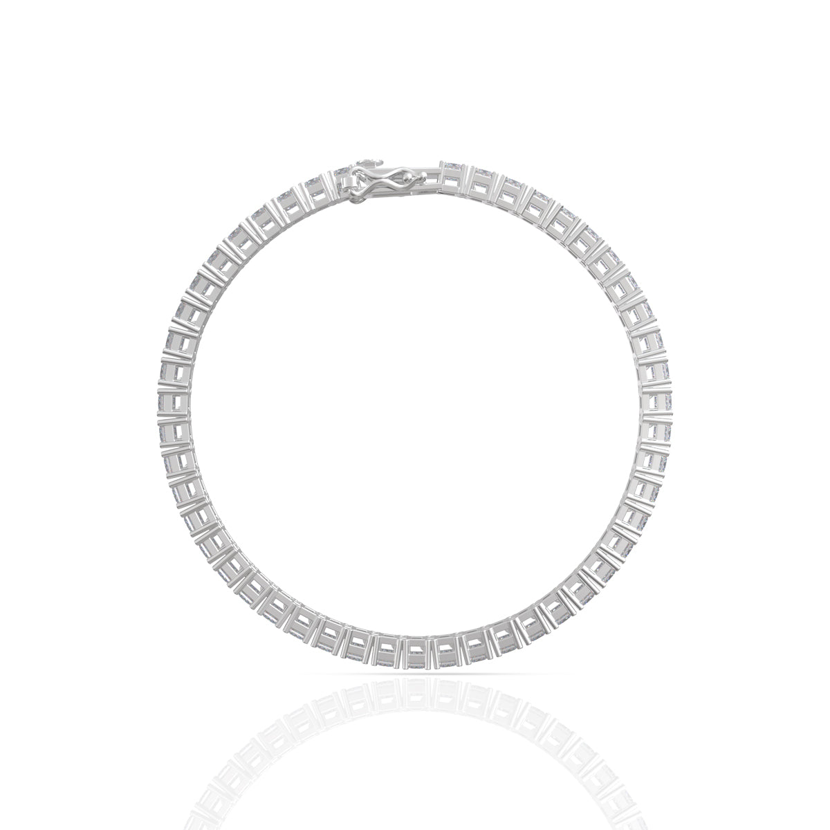 Sterling Silver Sparkling Bracelet