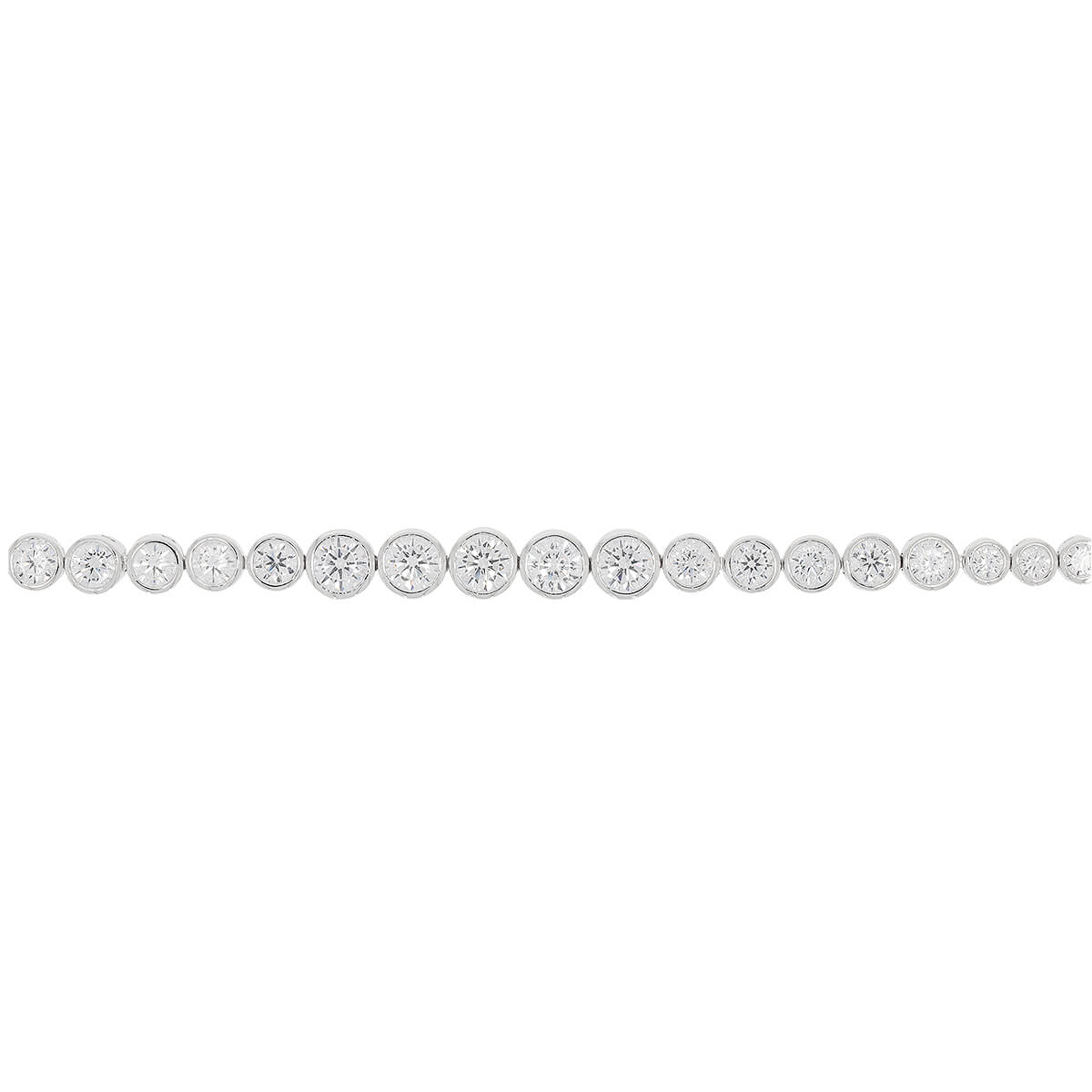 925 Sterling Silver Crystal Cubic Zirconia Tennis Diamond Braclet