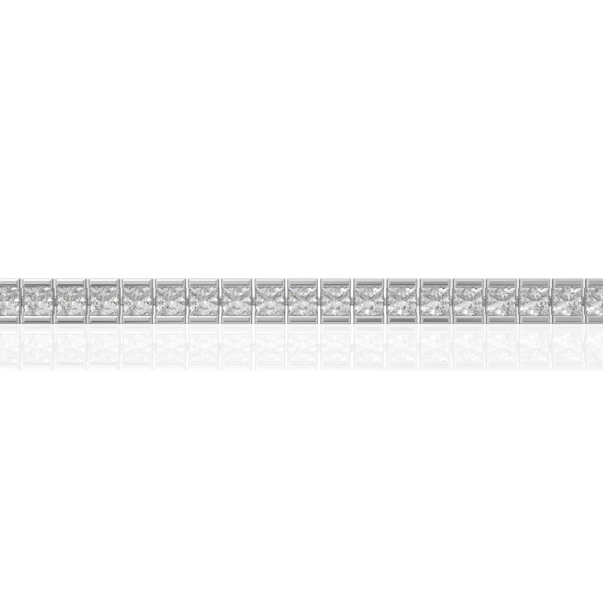 925 Sterling Silver Cubic Zirconia Classic Tennis Bracelet