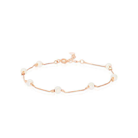 Simple Elegant Pearl Beaded Bracelet
