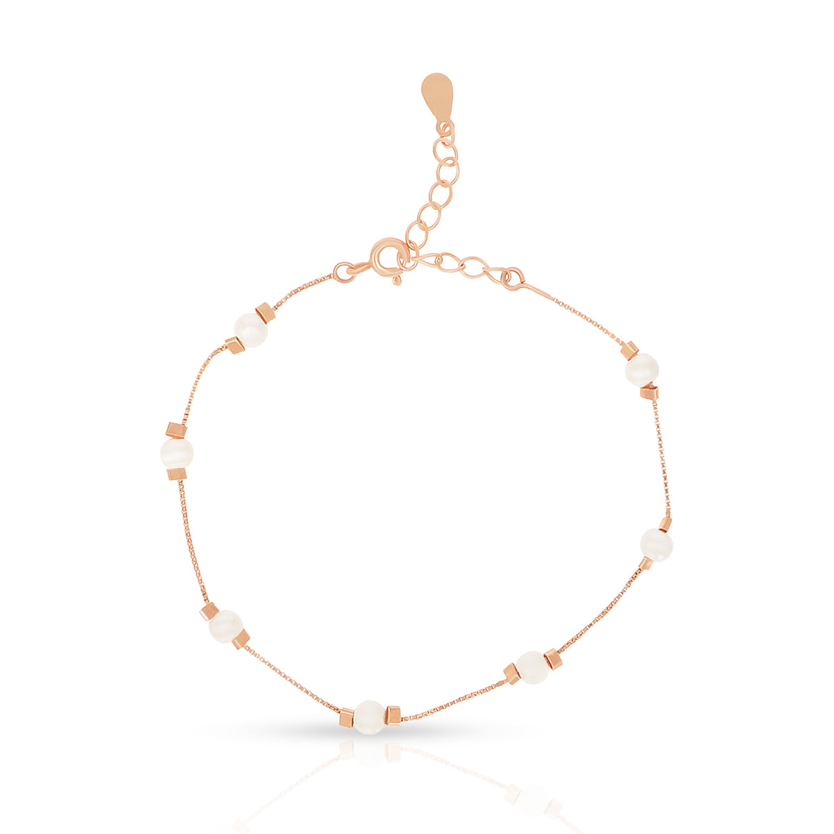 Simple Elegant Pearl Beaded Bracelet