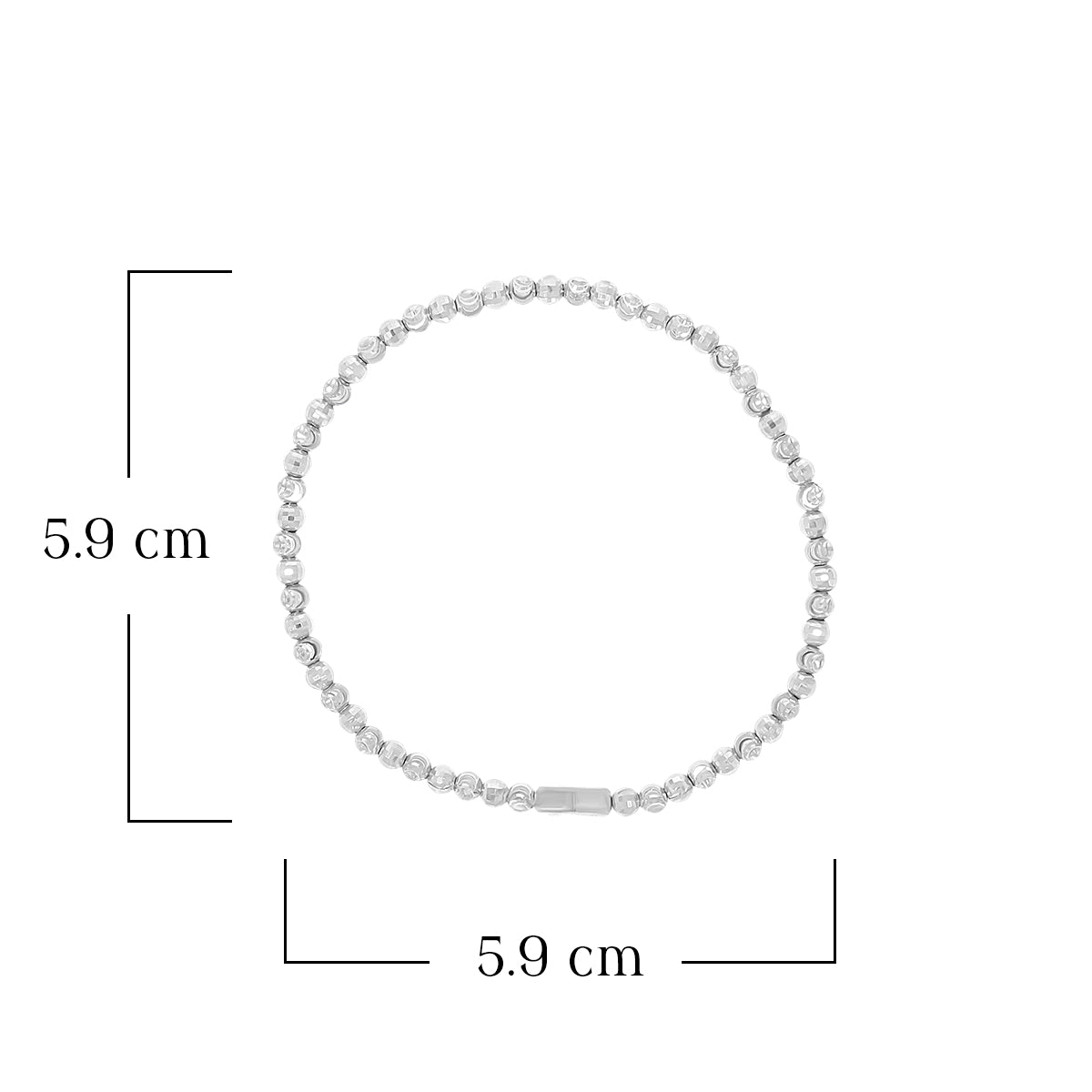 Trendy Round Bead Stretch Bracelet