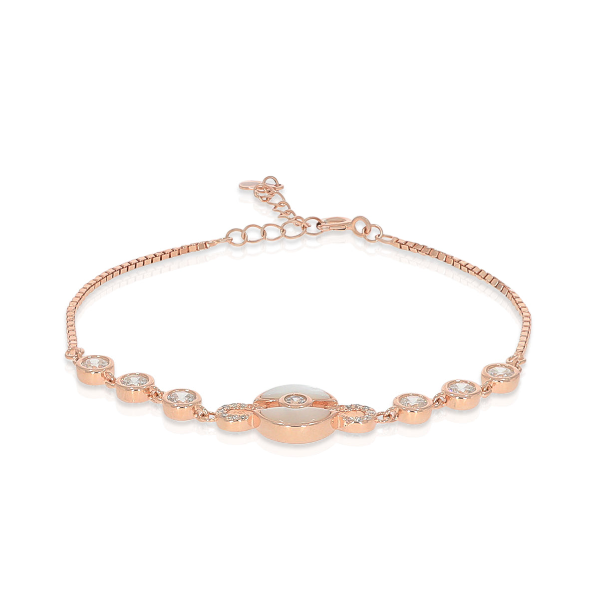 Classic Stone Link Bracelet