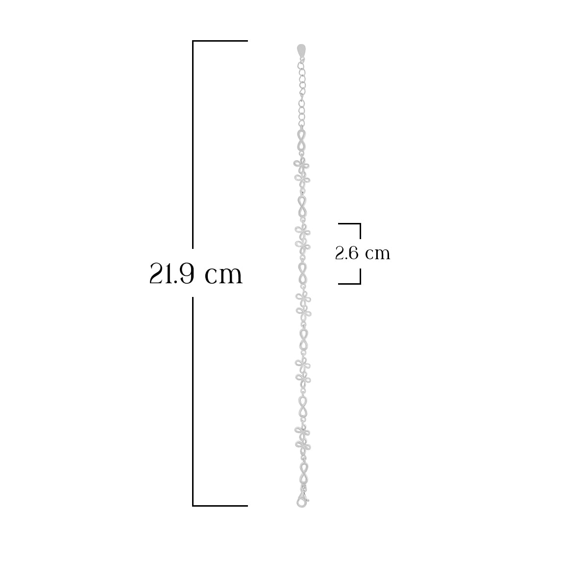 Infinity Bow Link Bracelet