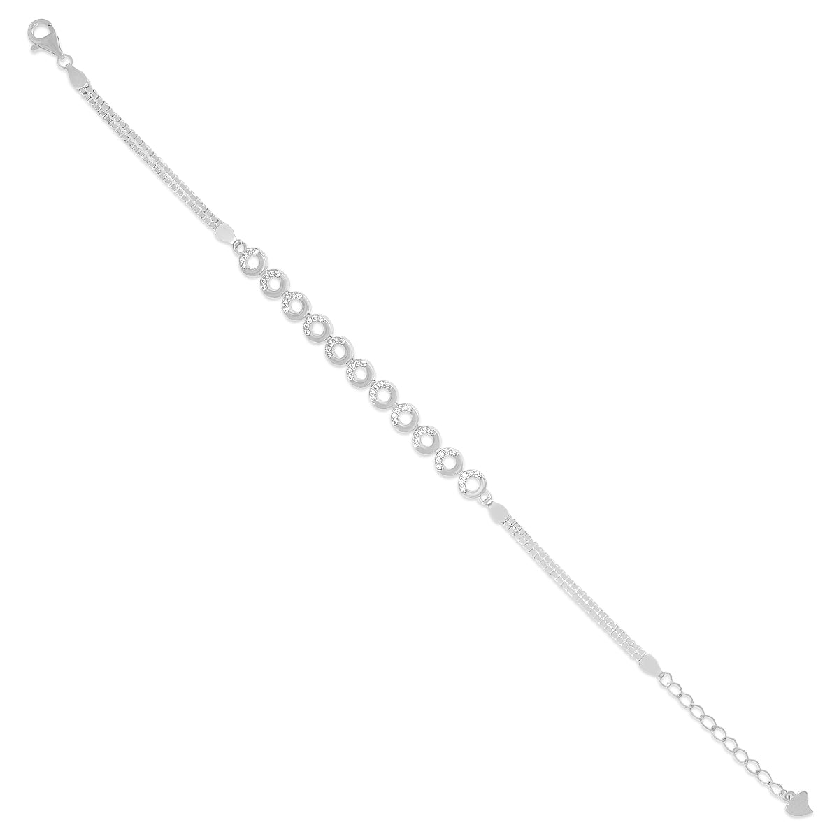 Classic Oval Link Sparkle Bracelet
