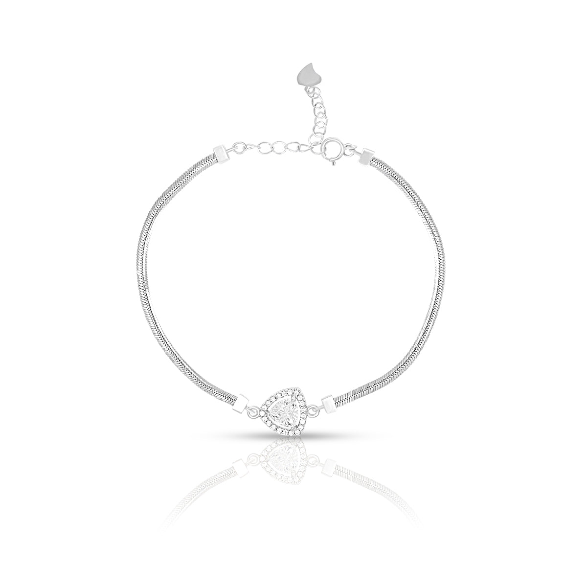 Classic Pear Accent Designer Bracelet