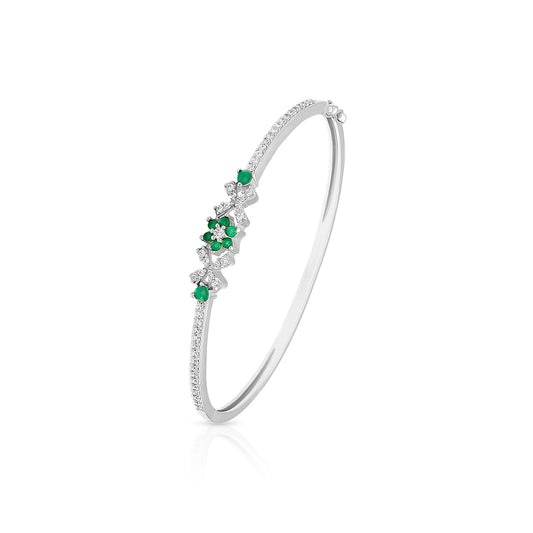 Radiant Green Gem Bracelet