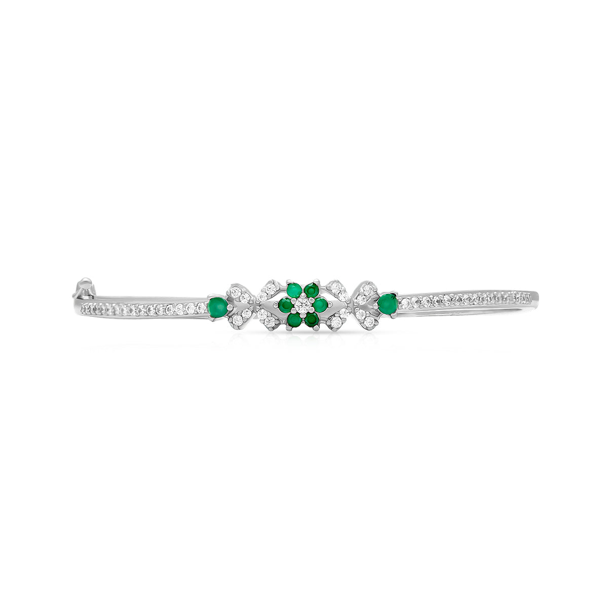 Radiant Green Gem Bracelet