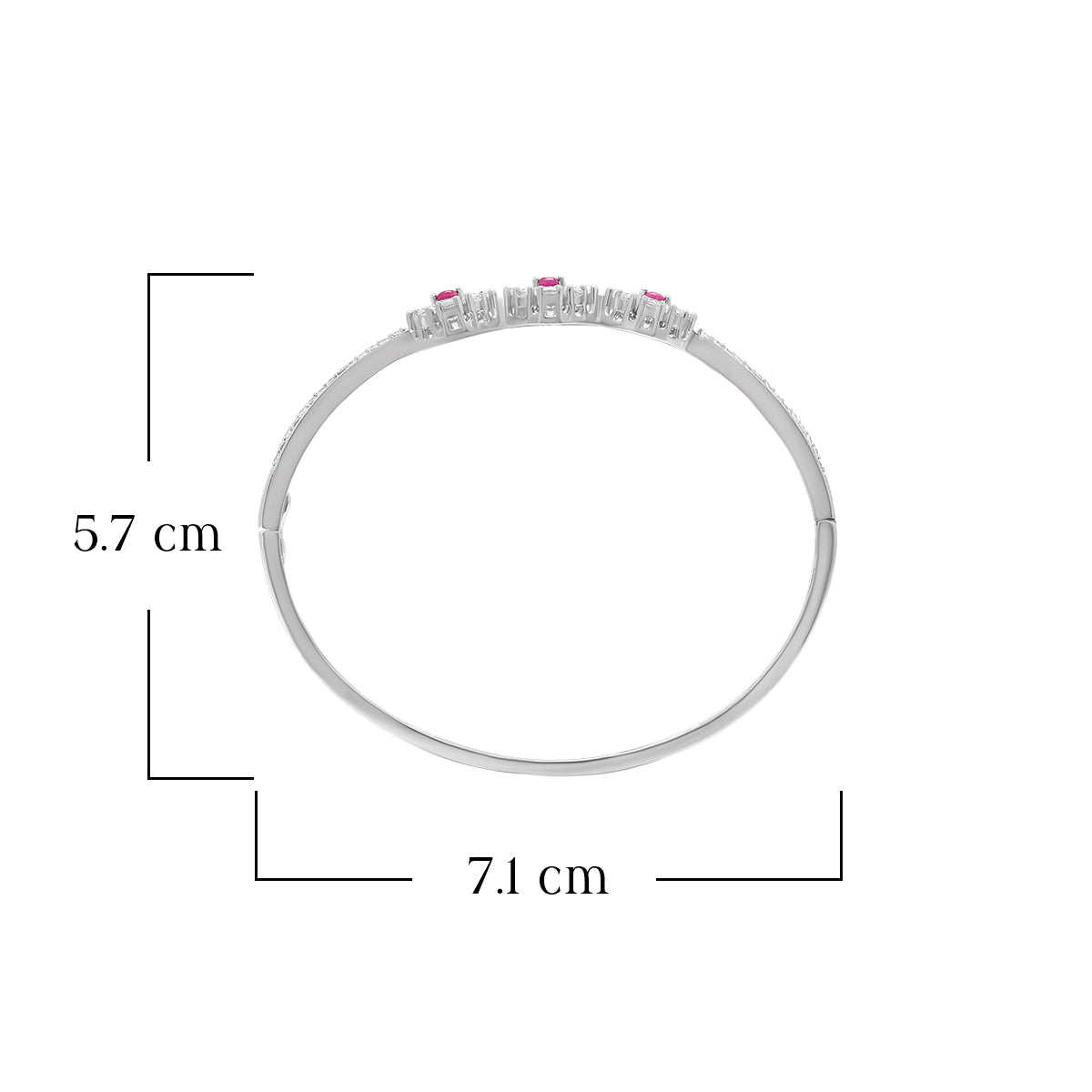 Trinity Ruby Spark Bracelet